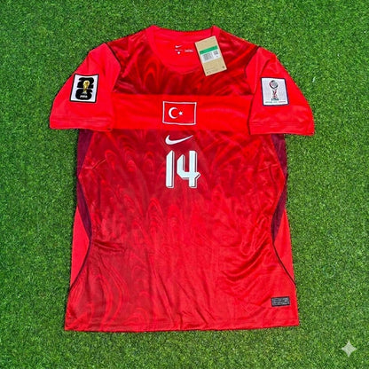 Turkey National Team World Cup 2026 Abdülkerim Bardakçı Home Red Football Soccer Kit Jersey