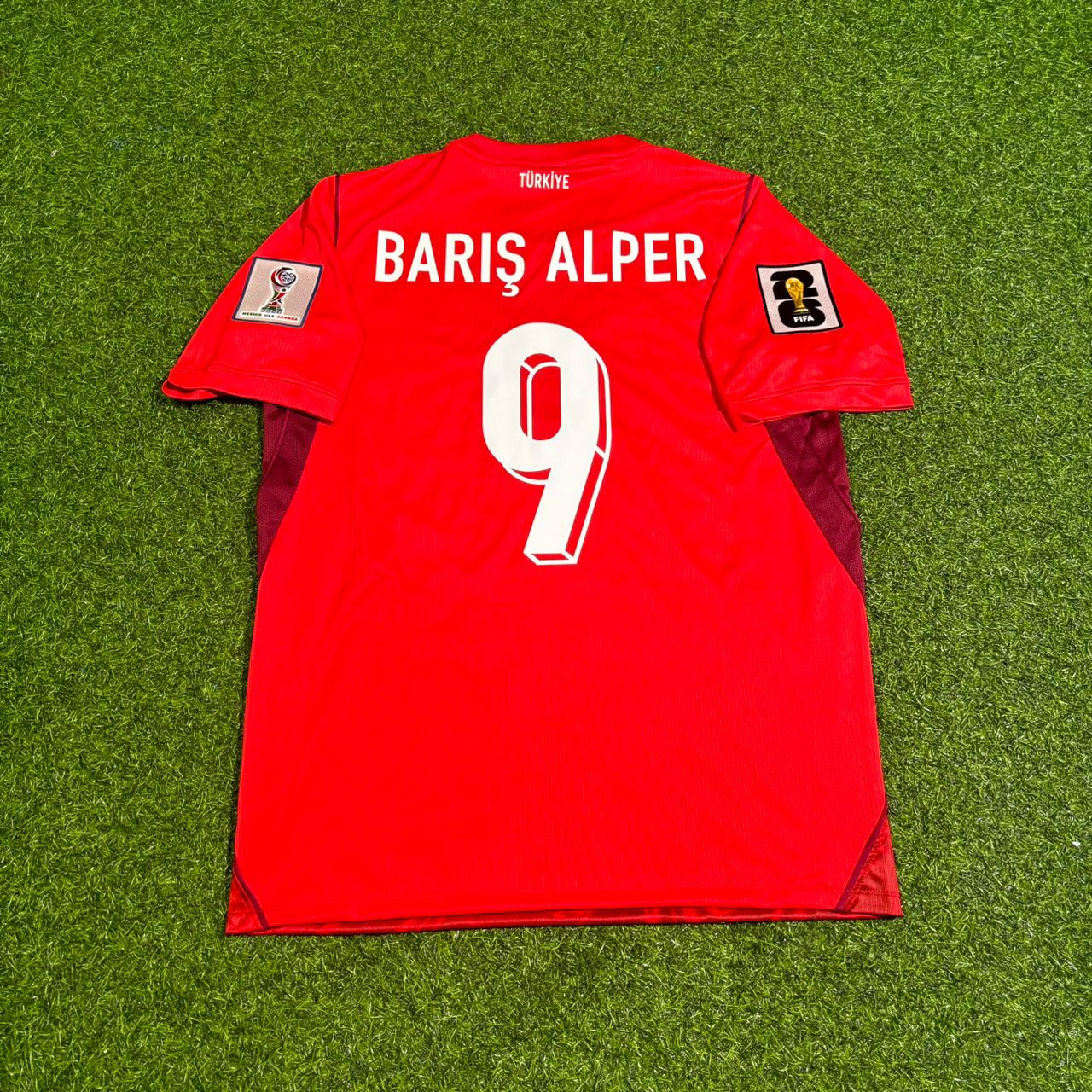 Turkey National Team World Cup 2026 Barış Alper Yılmaz Home Red Football Soccer Kit Jersey