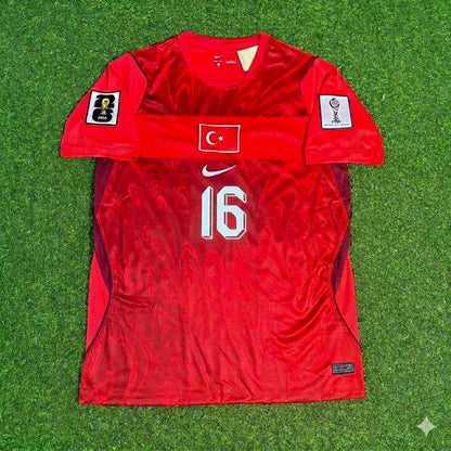 Turkey National Team World Cup 2026 İsmail Yüksek Home Red Football Soccer Kit Jersey