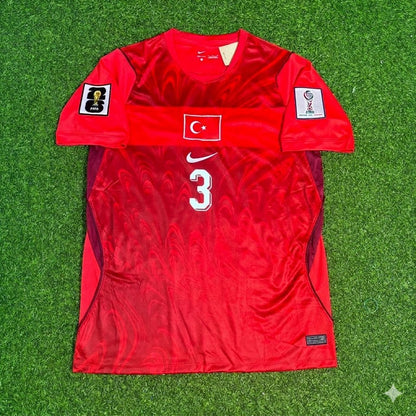 Turkey National Team World Cup 2026 Merih Demiral Home Red Football Soccer Kit Jersey