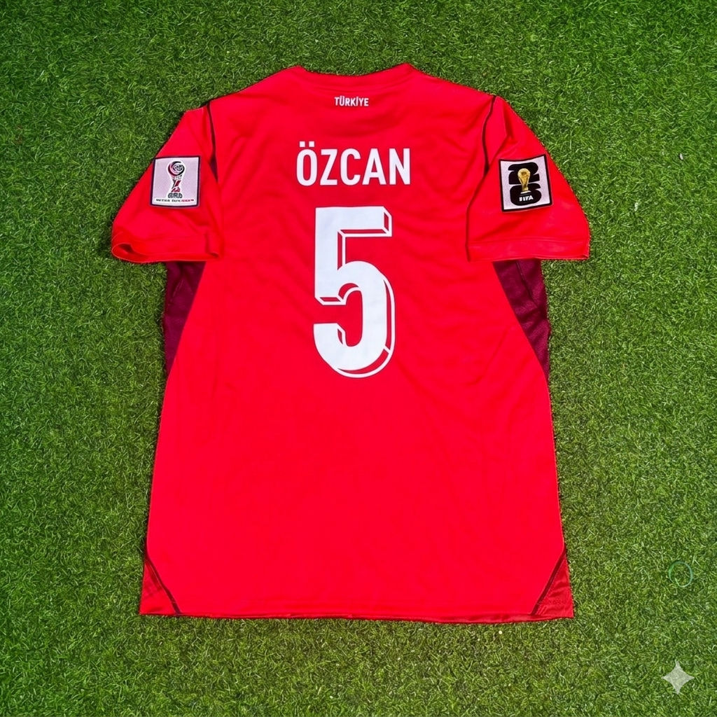 Türkei Nationalmannschaft WM 2026 Salih Özcan Heim Rot Fußball Trikot