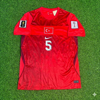 Türkei Nationalmannschaft WM 2026 Salih Özcan Heim Rot Fußball Trikot