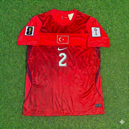 Turkey National Team World Cup 2026 Zeki Çelik Home Red Football Soccer Kit Jersey