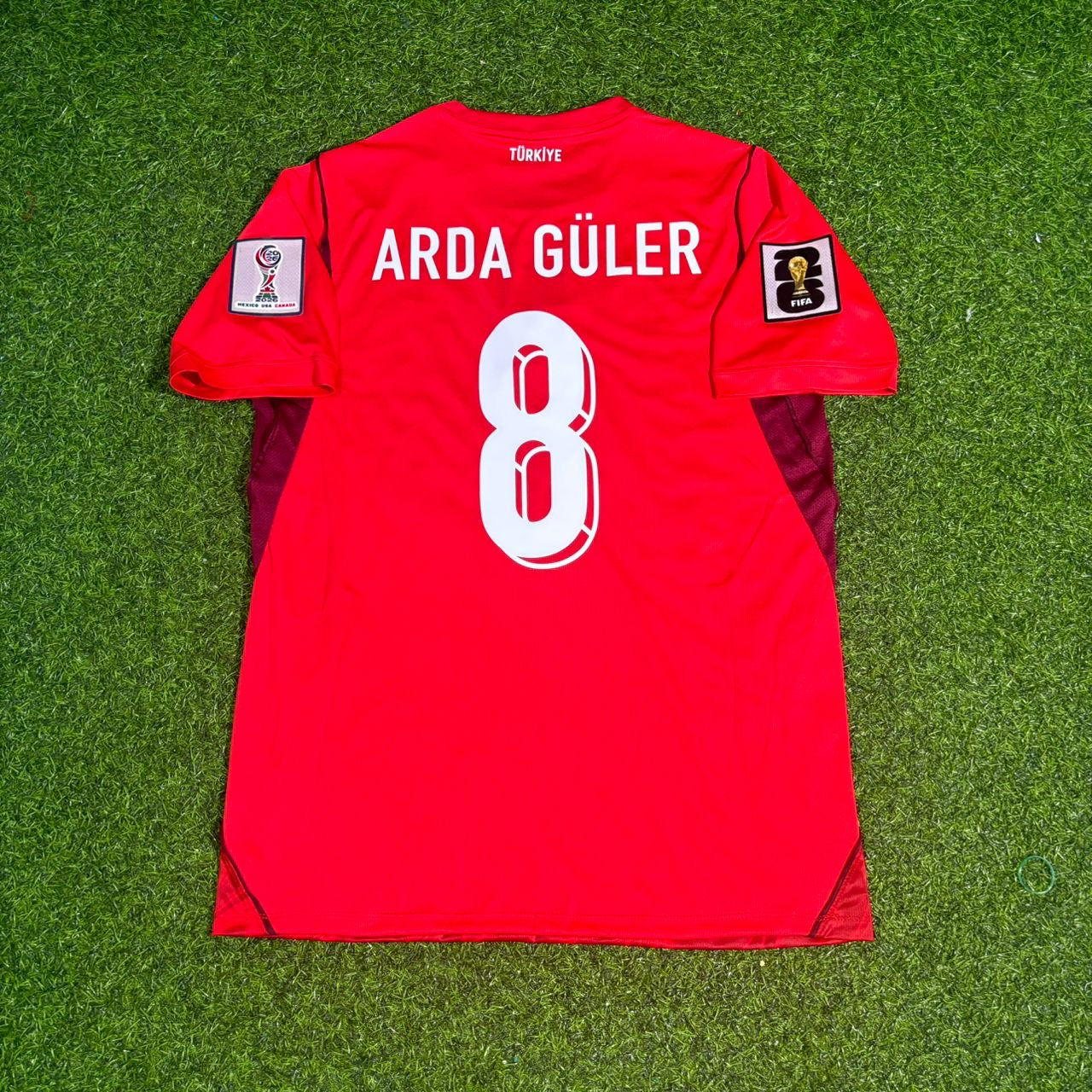 Turkey National Team World Cup 2026 Arda Güler Home Red Football Soccer Kit Jersey