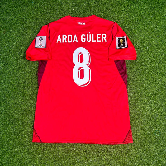 Turkey National Team World Cup 2026 Arda Güler Home Red Football Soccer Kit Jersey