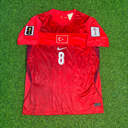 Turkey National Team World Cup 2026 Arda Güler Home Red Football Soccer Kit Jersey