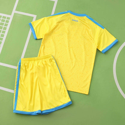 Ukraine National Team World Cup 2026 Children Football Soccer Kit Jersey