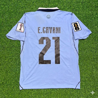 Uruguay National Team World Cup 2026 Edinson Cavani Home Blue Football Soccer Kit Jersey