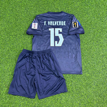 Uruguay National Team World Cup 2026 Federico Valverde Children Football Soccer Kit Jersey