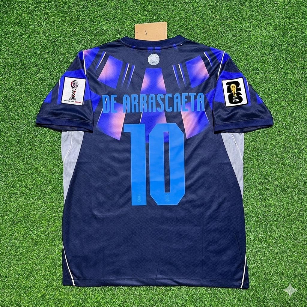 Uruguay National Team World Cup 2026 Giorgian de Arrascaeta Football Soccer Kit Jersey