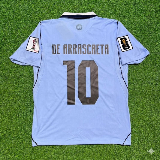 Uruguay National Team World Cup 2026 Giorgian de Arrascaeta Home Blue Football Soccer Kit Jersey