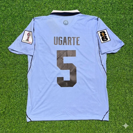 Uruguay National Team World Cup 2026 Manuel Ugarte Home Blue Football Soccer Kit Jersey