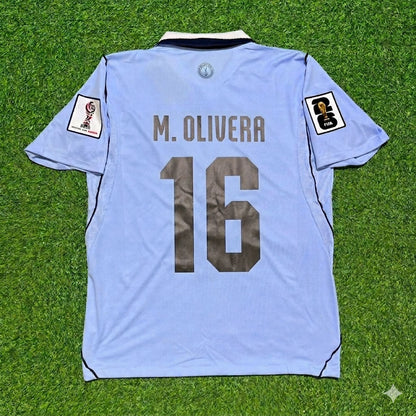 Uruguay National Team World Cup 2026 Mathías Olivera Home Blue Football Soccer Kit Jersey