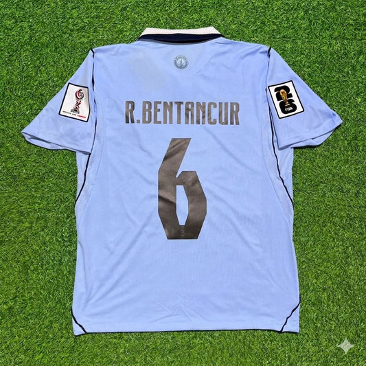 Uruguay National Team World Cup 2026 Rodrigo Bentancur Home Blue Football Soccer Kit Jersey