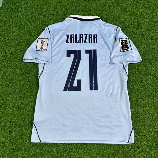Uruguay National Team World Cup 2026 Rodrigo Zalazar Home Blue Football Soccer Kit Jersey