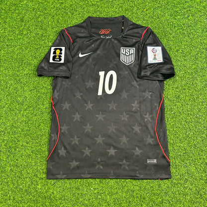USA National Team World Cup 2026 Christian Pulisic Black Football Soccer Kit Jersey