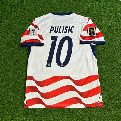 USA National Team World Cup 2026 Christian Pulisic Home Football Soccer Kit Jersey