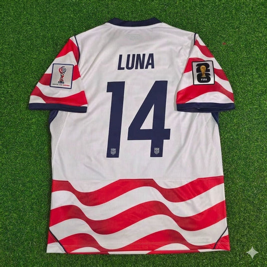 USA National Team World Cup 2026 Diego Angel Luna Home Football Soccer Kit Jersey