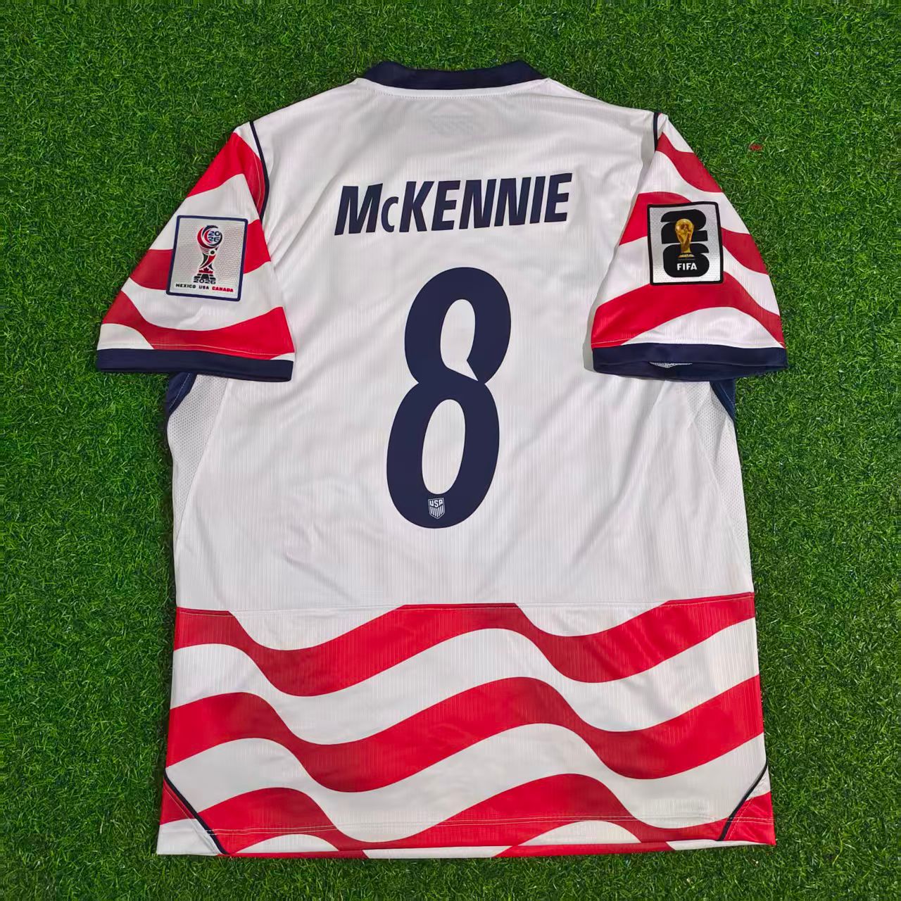USA National Team World Cup 2026 Weston McKennie Home Football Soccer Kit Jersey