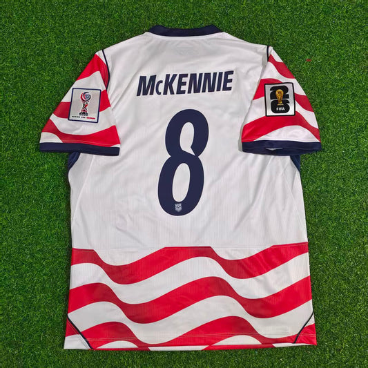 USA National Team World Cup 2026 Weston McKennie Home Football Soccer Kit Jersey