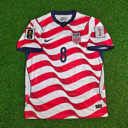 USA National Team World Cup 2026 Weston McKennie Home Football Soccer Kit Jersey
