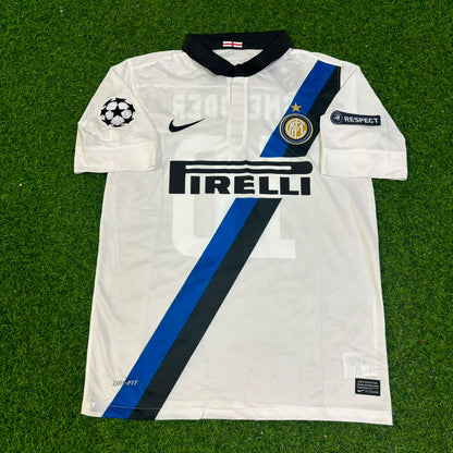 Wesley Sneijder - Inter 2011/2012 White Away Football Jersey