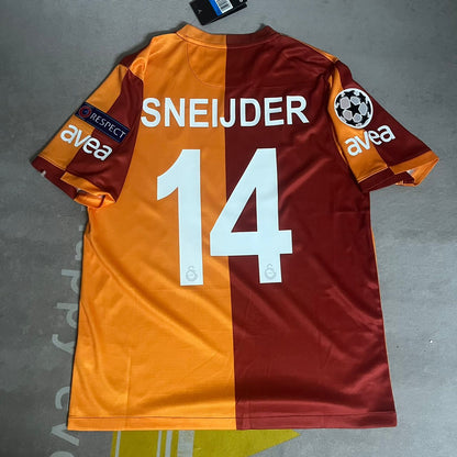 Wesley Sneijder 14 Galatasaray Retro 2013-2014 Formasi Home Football Jersey