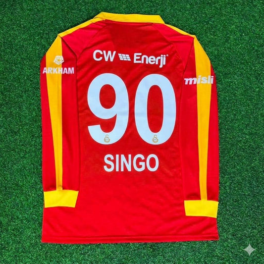 Wilfried Singo Galatasaray Legendary Retro Vintage Long Sleeve Football Jersey Kit