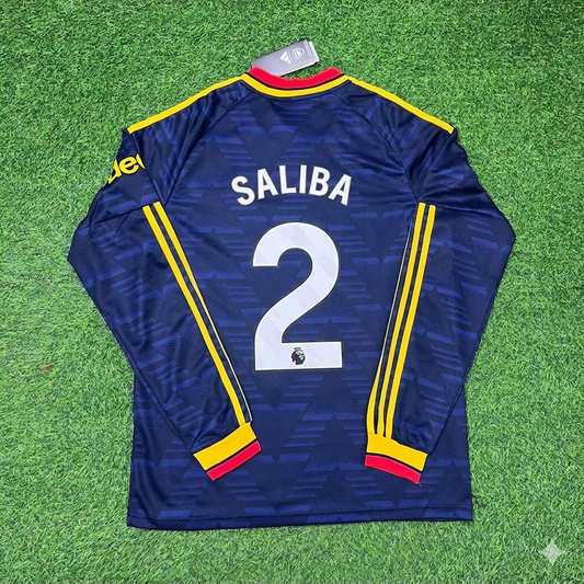 William Saliba #2 Arsenal Special Edition Long Sleeve Football Jersey Kit