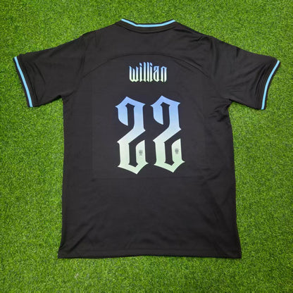 Willian Brazil Black Retro Football Jersey Collection