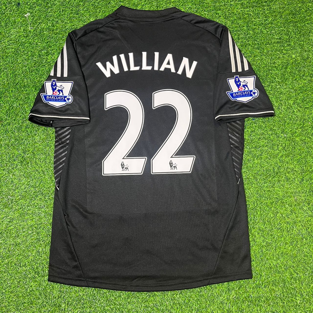 Willian Chelsea 2013/14 Black Retro Football Jersey Kit