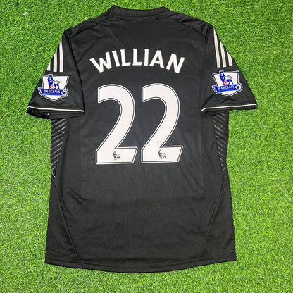 Willian Chelsea 2013/14 Black Retro Football Jersey Kit