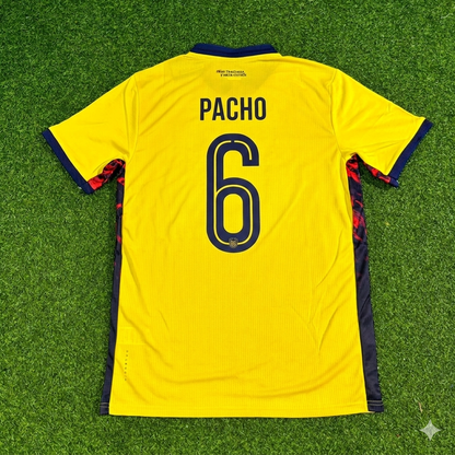 Willian Pacho #6 Ecuador 2026 World Cup Football Jersey