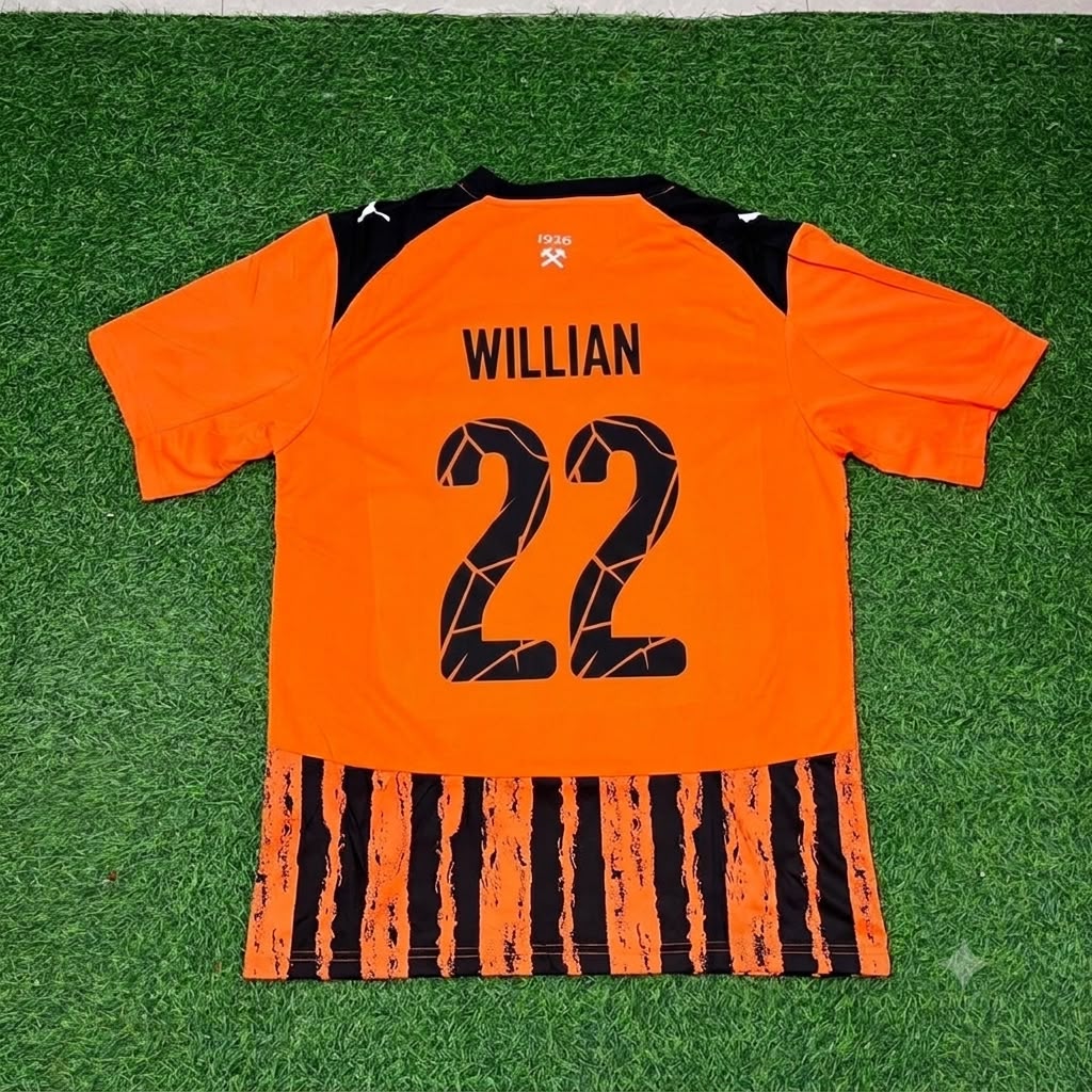 Willian Shakhtar Donetsk Retro Football Jersey Kit