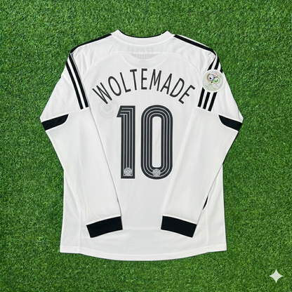 Nick Woltemade Germany World Cup Long Sleeve White Retro Football Jersey Kit