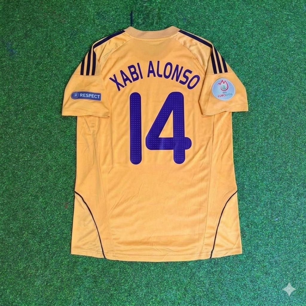 Spain EURO 2008 Xabi Alonso 14- Retro Football Jersey
