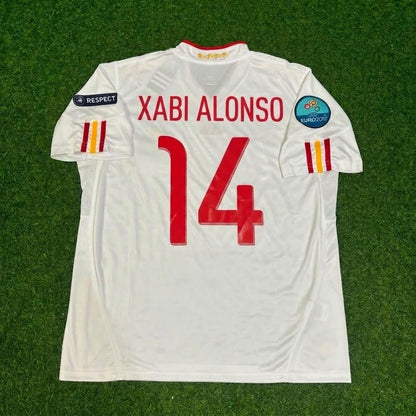 Xabi Alonso Spain EURO 2012 Final Retro Football Jersey