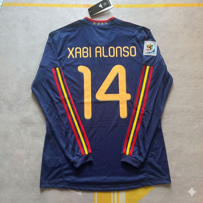 Spain World Cup 2010 Xabi Alonso - Final Retro Football Jersey