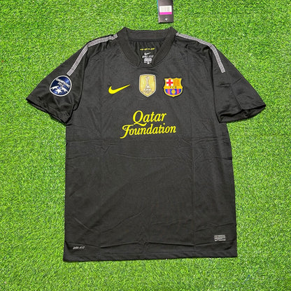 Xavi Barcelona 2011-2012 Black Retro Football Jersey