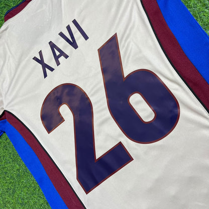 Xavi Barcelona 98/99 Retro Football Jersey Kit