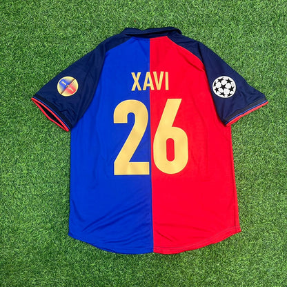 Xavi Hernandez 26 Barcelona 1998/1999 Retro Football Jersey Kit