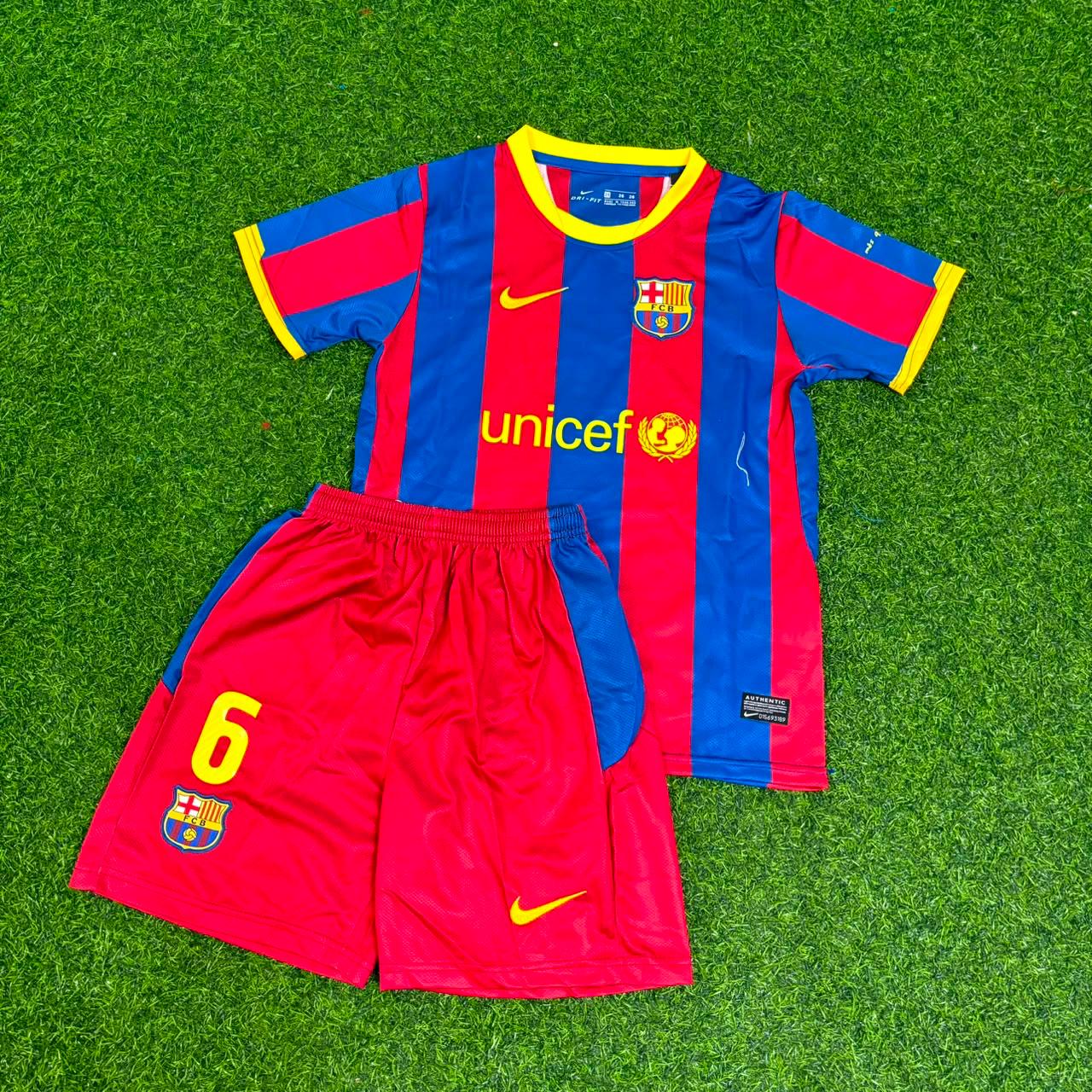 Xavi Hernandez Barcelona 2010/11 Kids Kit Kindertrui