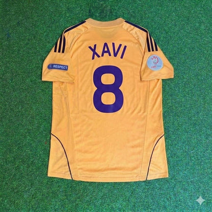 Spain EURO 2008 Xavi 8- Retro Football Jersey