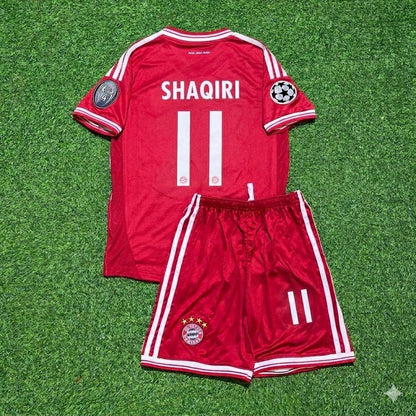 Xherdan Shaqiri #11 Bayern Munich 2013 Champions League Final Kids Retro Kit Jersey