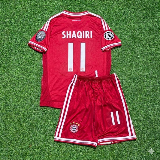 Xherdan Shaqiri #11 Bayern Munich 2013 Champions League Final Kids Retro Kit Jersey