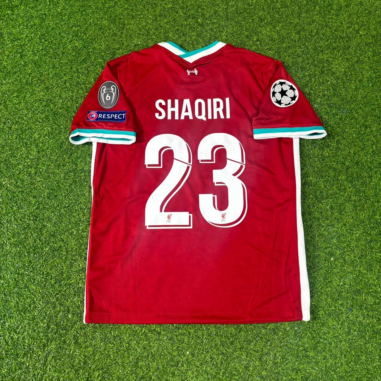 Xherdan Shaqiri 23# Liverpool 2019 2020 Home Retro Football Jersey Kit