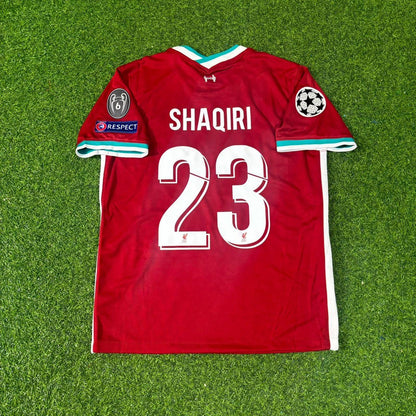 Xherdan Shaqiri 23# Liverpool 2019 2020 Home Retro Football Jersey Kit