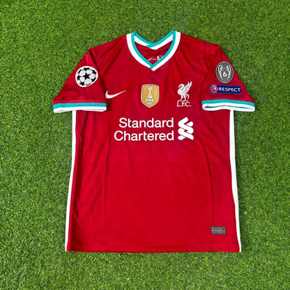 Xherdan Shaqiri 23# Liverpool 2019 2020 Home Retro Football Jersey Kit