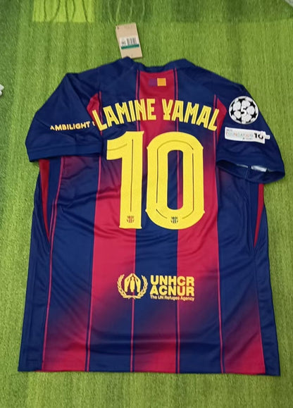 Lamine Yamal Barcelona Home Number 10 Home 2026 Football Jersey