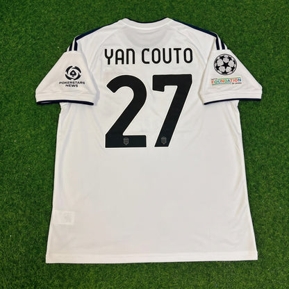 Yan Couto #27 Como 2027 Away Champions League Patch Football Jersey